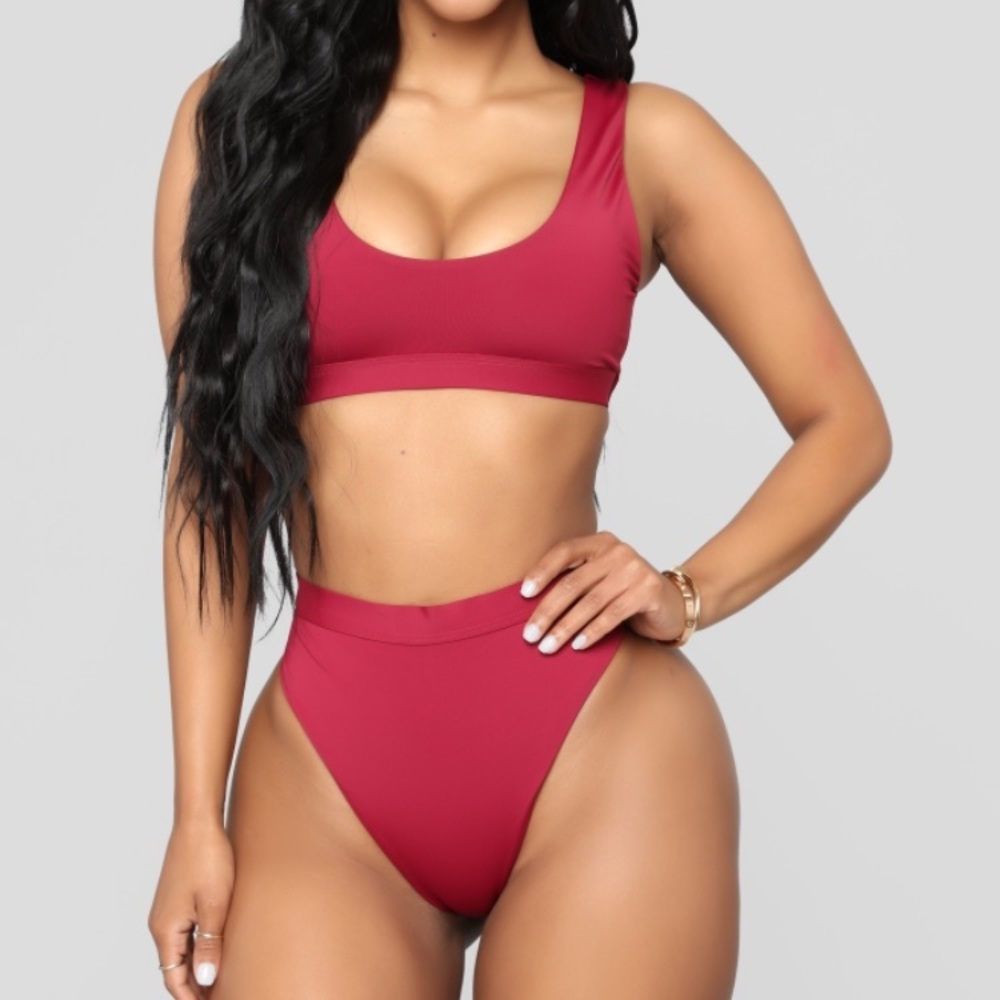 Burgundy Kaliyah Bikini
